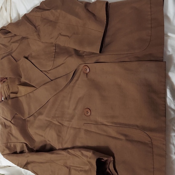 Ellen Tracy Chocolate Brown Pantsuit - Picture 10 of 12